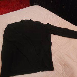 S. Dalton Black 100% Virgin Cashmere Pullover Sweater